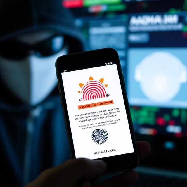 Aadhaar card misuse alert concept