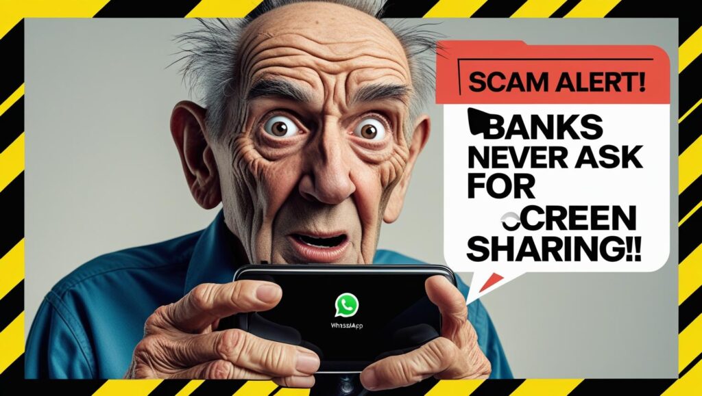 WhatsApp Screen Mirroring Fraud