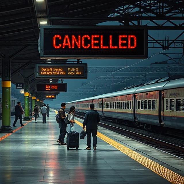 Major Train Cancellations in August