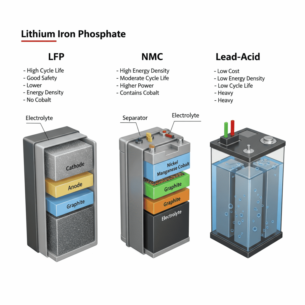 Lithium Iron Phosphate (LFP) Batteries